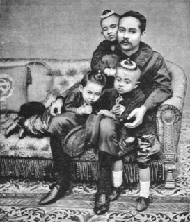 ''The Royal Family of Siam, Siam and the Siamese; The King of Siam and his Children', 1891. Creator: Unknown.