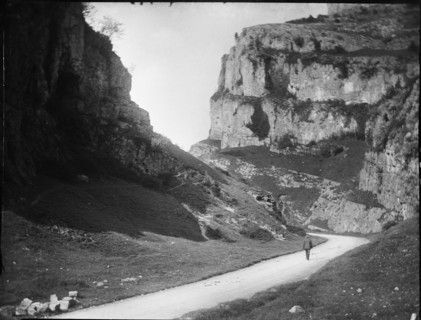 Cheddar Gorge, Cliff Road, Cheddar, Sedgemoor, Somerset, 1907. Creator: Katherine Jean Macfee.