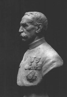 'Le general Gallieni; Bust par Auguste Maillard', c1916. Creator: H.A. Demay.