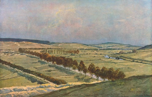 'Les Cotes de Meuse; Saint-Mihiel et la boucle de la Meuse', c1915. Creator: Francois Flameng.