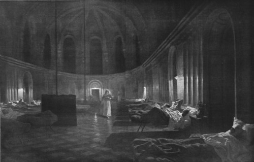 'L'Armee Britannique dans le Nord de la France; L'Hospital Anglais de l'acien college..., 1916 Creator: J Simont.