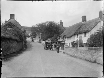 Main Street, Chideock, West Dorset, Dorset, 1925. Creator: Katherine Jean Macfee.