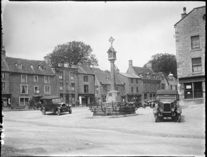 Market Square, Stow-on-the-Wold, Cotswold, Gloucestershire, 1928. Creator: Katherine Jean Macfee.