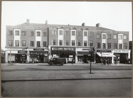 2-12 Church Road, Ashford, Spelthorne, Surrey, 1939-1950. Creator: Healey and Baker.