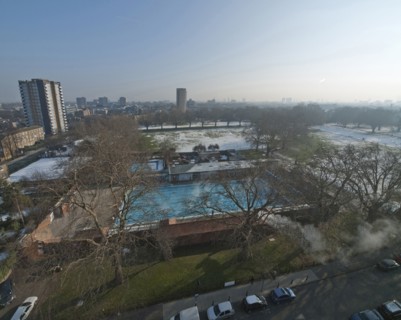 London Fields Lido, London Fields West Side, Hackney, London, 2006. Creator: Simon Inglis.
