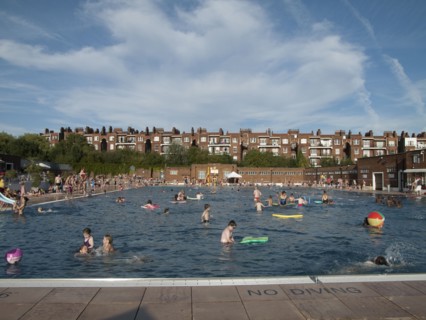 Parliament Hill Fields Lido, Gordon House Road, Gospel Oak, Camden, London, 2012. Creator: Simon Inglis.