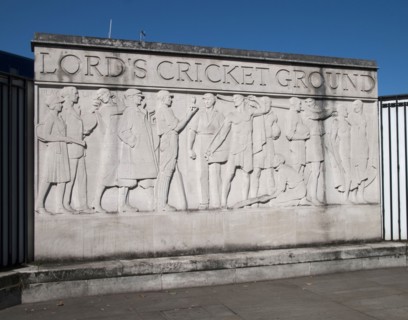 Lords Cricket Ground, Relief Sculpture, St John's Wood, City of Westminster, London, 2012. Creator: Simon Inglis.