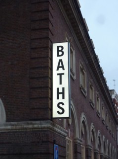Ironmonger Row Baths, Ironmonger Row, St Luke's, Islington, London, 2013. Creator: Simon Inglis.