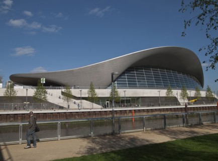 London Aquatics Centre, Carpenters Road, Queen Elizabeth Olympic Park, Newham, London, 2014. Creator: Simon Inglis.