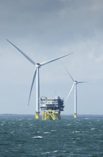 Westermost Rough Wind Farm, 2015. Creator: Alun Bull.