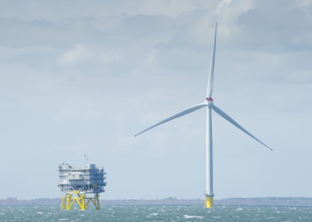 Westermost Rough Wind Farm, 2015. Creator: Alun Bull.