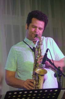 Greg Ward, Linda May Han Oh Quartet, Watermill Jazz Club, Dorking, Surrey, 26 Oct 2021. Creator: Brian O'Connor.