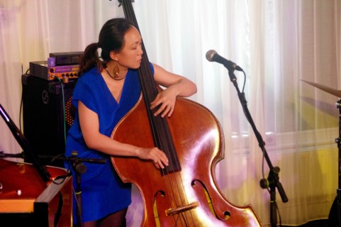 Linda May Han Oh, Linda May Han Oh Quartet, Watermill Jazz Club, Dorking, Surrey, 26 Oct 2021. Creator: Brian O'Connor.