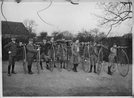 Possibly members of the Putney Cycling Club, England, c1890. Creator: Unknown.