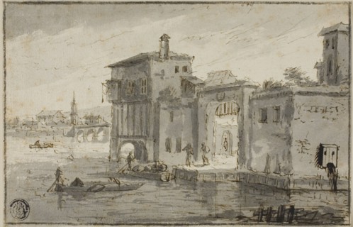 Buildings Beside Lagoon, n.d.