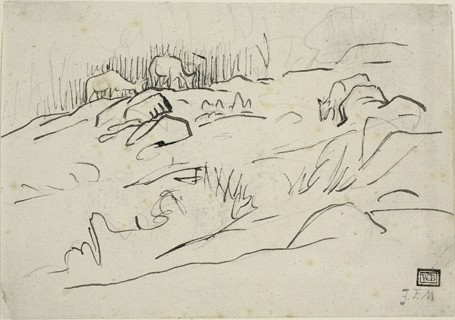 Landscape with Cattle, 1866/1867.