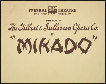 Mikado, [193-]. Creator: Unknown.