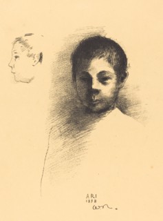 Ari, 1898. Creator: Odilon Redon.