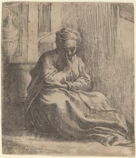 Saint Thaïs. Creator: Parmigianino.