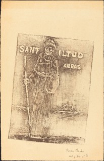 Saint Iltud. Creator: Pierre Roche.