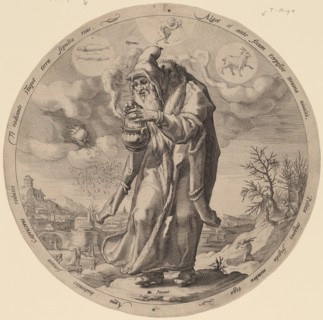 Winter, 1589. Creator: Jacob Matham.
