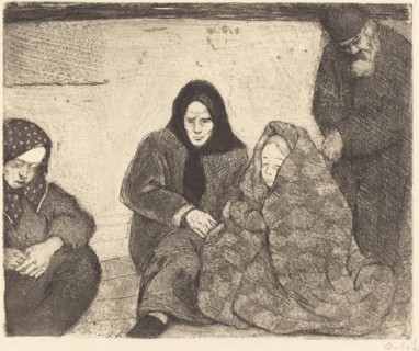 Emigrants, 1922. Creator: Emil Orlik.