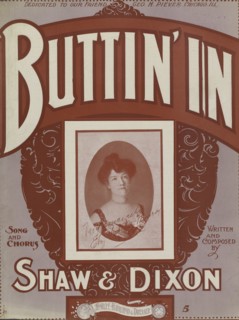 'Buttin' in', 1901. Creator: Unknown.