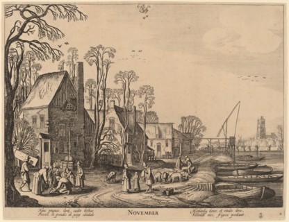 November. Creator: Jan van de Velde II.
