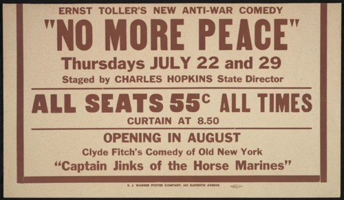 No More Peace, [193-]. Creator: Unknown.