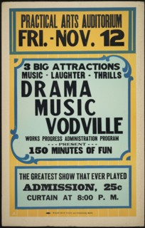 Vodville Show, [193-]. Creator: Unknown.