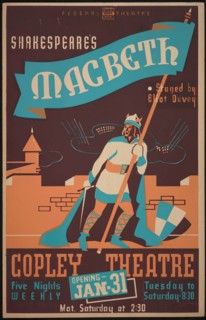 Macbeth, Boston, 1939. Creator: Unknown.