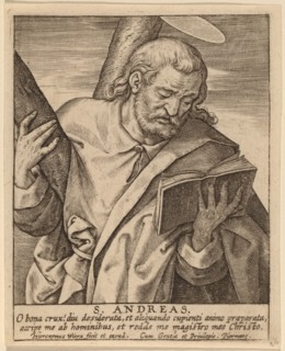 S. Andreas. Creator: Hieronymous Wierix.