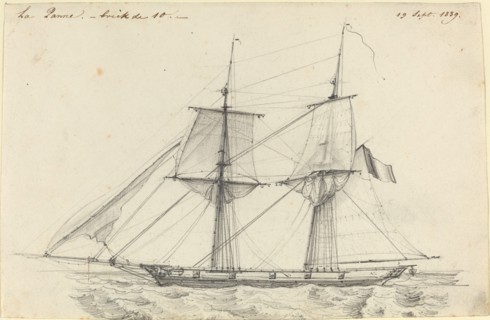 La Panne, 1839. Creator: Charles Meryon.