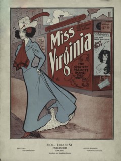 'Miss Virginia', 1899. Creator: Unknown.