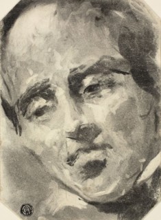 Male Head, 1830/72. Creator: Henry Tidey.
