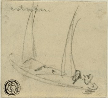 Sailboat, n.d. Creator: John Sell Cotman.