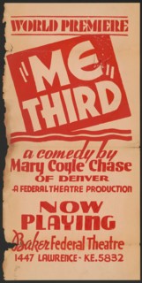 Me Third, Denver, 1936. Creator: Unknown.
