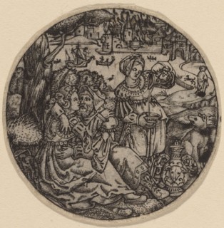 Lot and His Daughters. Creator: Master S.