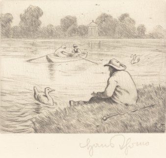 Calm Excursion, 1919. Creator: Hans Thoma.
