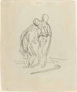 The Prodigal Son. Creator: Honore Daumier.