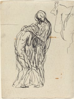 The Prodigal Son. Creator: Honore Daumier.