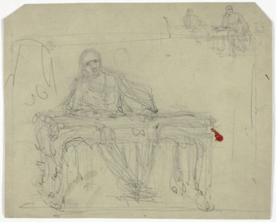 Man at Writing Desk, n.d. Creator: Unknown.