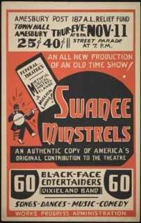 Swanee Minstrels, [193-]. Creator: Unknown.