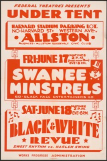 Swanee Minstrels, [193-]. Creator: Unknown.