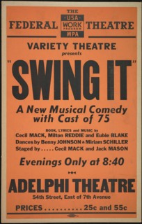 Swing It, New York, 1937. Creator: Unknown.