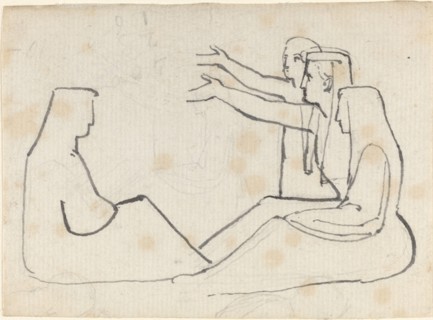 Four Seated Figures. Creator: John Flaxman.