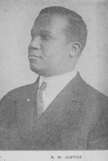 R. W. Justice, 1918-1922. Creator: Unknown.