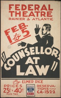 Counsellor at Law, [193-]. Creator: Unknown.