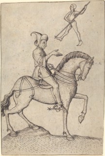The Knight of Men, 1463. Creator: Master ES.