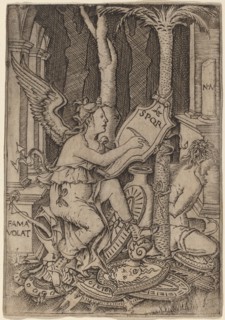 Fama, c. 1507. Creator: Nicoletto da Modena.